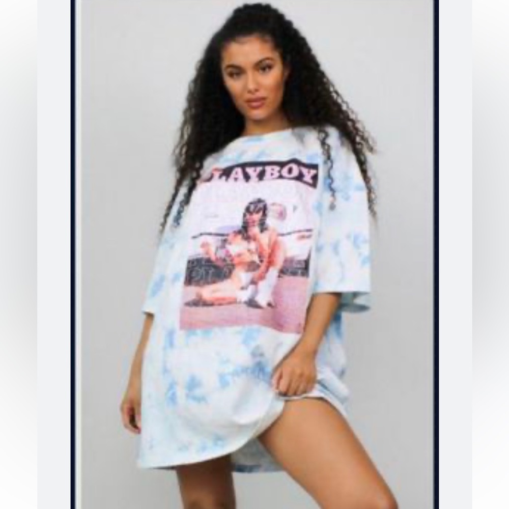 Playboy x Misguided t-shirt dress - Picture 6 of 6